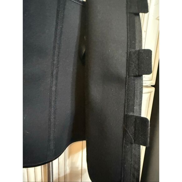 Spandex Women's Zip Front Tummy Control Corset Waist Trainer Black Sz Small NWOT - Picture 5 of 10